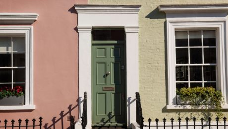 Professional house painters Melbourne completing exterior painting on a residential home