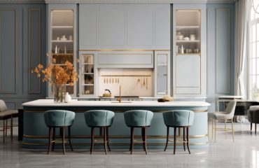 Professional kitchen painting Melbourne service repainting modern kitchen walls and cabinets